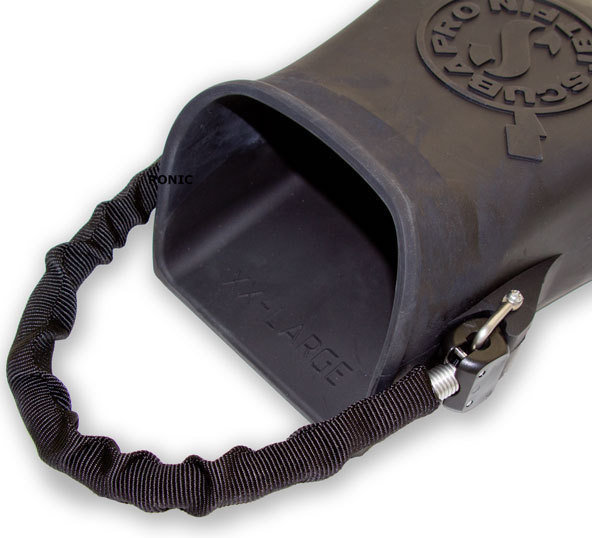 Photo of fin with a strap that has not much to hold onto